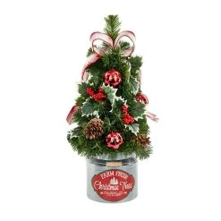 Wholesale ⌛ 2ft. Potted Artificial Tree With Holly Berries by Ashland® 🤩