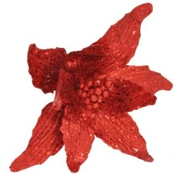 Outlet ✨ Red Poinsettia Pick by Ashland® 🤩 -Ashlandty Shop 10700091 3