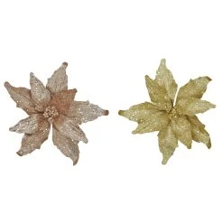 Brand new 🎁 Assorted Glitter Poinsettia Pick by Ashland® ✔️