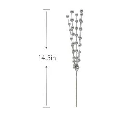 Budget ❤️ Silver Glitter Berry Pick by Ashland® 😀 -Ashlandty Shop 10700117 3