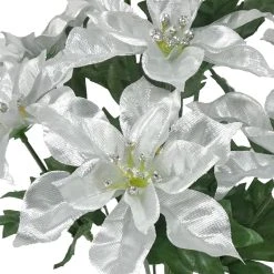Brand new 💯 Silver Poinsettia Bush by Ashland® 😉 -Ashlandty Shop 10700139 2