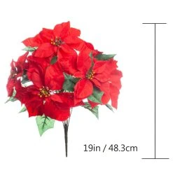 Discount ⌛ Red Poinsettia Bush by Ashland® 🎉 -Ashlandty Shop 10700145 3