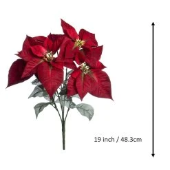 Best Pirce 😉 Dark Red Velvet Poinsettia Bush by Ashland® 😍 -Ashlandty Shop 10700147 3