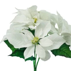 Budget ❤️ White Poinsettia Bush by Ashland® ✨ -Ashlandty Shop 10700154 2