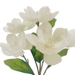 Cheap 😍 White Glitter Magnolia Bush by Ashland® 👏 -Ashlandty Shop 10700156 2