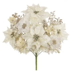 Coupon ⌛ Champagne Poinsettia, Peony & Berry Bush by Ashland® ⭐