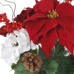 Cheapest 🛒 Red Poinsettia & Hydrangea Bush by Ashland® ⭐ -Ashlandty Shop 10700160 2