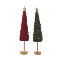 New 🎉 Assorted 18.5" Wool Tabletop Tree by Ashland® 🔔 -Ashlandty Shop 10700236 2