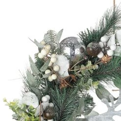 Deals 👍 24" Deer Sign Pine & Berry Wreath by Ashland® 🌟 -Ashlandty Shop 10700354 2