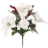 Best Pirce ⭐ Mixed Rose, Poinsettia, Pinecone & Berry Bouquet by Ashland® 🌟 -Ashlandty Shop 10700362 1