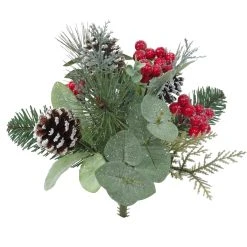 Budget 👍 Sugared Red Berry & Pinecone Mixed Bush by Ashland® ⌛