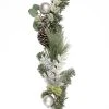 Discount 🧨 6ft. Flocked Pine, Snowflakes & Ornaments Garland by Ashland® ✨ -Ashlandty Shop 10700430 1