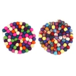 Budget 🔥 Assorted 6ft. Multicolor Felt Pom Pom Garland by Ashland® ❤️ -Ashlandty Shop 10700484 2