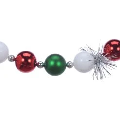 Deals 🎁 6ft. Red, White & Green Ball & Tinsel Garland by Ashland® ⌛