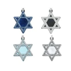 Deals 🛒 Assorted 3" Star of David Plastic Ornaments by Ashland® 🧨 -Ashlandty Shop 10700689 2