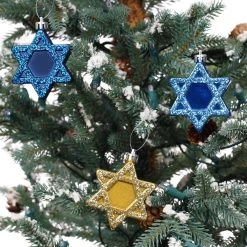 Deals 🛒 Assorted 3" Star of David Plastic Ornaments by Ashland® 🧨 -Ashlandty Shop 10700689 3