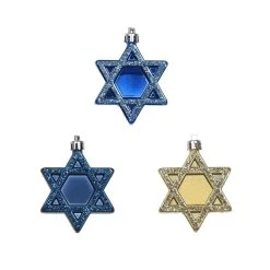 Deals 🛒 Assorted 3" Star of David Plastic Ornaments by Ashland® 🧨 -Ashlandty Shop 10700689 4