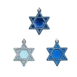 Deals 🛒 Assorted 3" Star of David Plastic Ornaments by Ashland® 🧨 -Ashlandty Shop 10700689 5