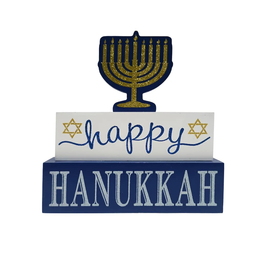 Cheap 🔥 8.5'' Happy Hanukkah Stacked Black Tabletop Sign by Ashland® 🥰 3 Cheap 🔥 8.5'' Happy Hanukkah Stacked Black Tabletop Sign by Ashland® 🥰