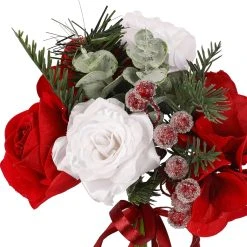 Flash Sale 🔔 Red & White Hydrangea & Rose Bundle by Ashland® ✨ -Ashlandty Shop 10700717 2