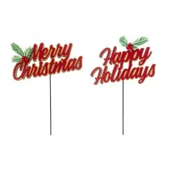 Deals 🛒 Assorted Red Holiday Greeting Pick by Ashland® Christmas ⌛