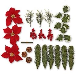 Brand new 🎁 Red Poinsettia Accents by Ashland® 💯 -Ashlandty Shop 10700750 3