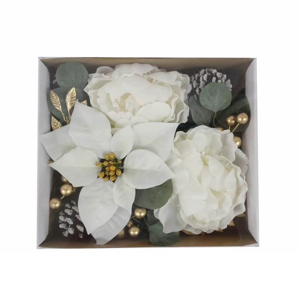 Cheap π White Poinsettia & Peony Accents by Ashland® β 3 Cheap π White Poinsettia & Peony Accents by Ashland® β