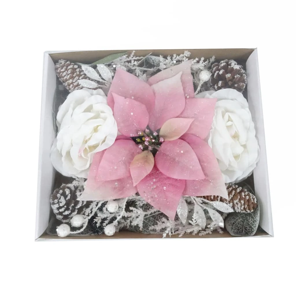 Best Sale ⭐ Pink Poinsettia & Peony Accents by Ashland® ✔️ 3 Best Sale ⭐ Pink Poinsettia & Peony Accents by Ashland® ✔️