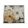Discount 🛒 Gold & White Poinsettia Accents by Ashland® 😍 -Ashlandty Shop 10700761 1