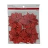 Top 10 🔥 3.5" Glittery Red Poinsettia Accents by Ashland®, 4ct. ⭐ -Ashlandty Shop 10700769
