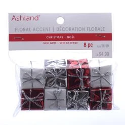 Flash Sale 🛒 Red, White & Silver Mini Gift Box Set by Ashland® ⭐ Christmas ❤️ -Ashlandty Shop 10700772 3