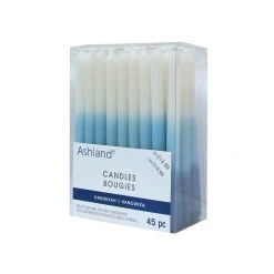 Outlet 💯 Blue & White Ombre Hanukkah Candles by Ashland®, 45ct. 🎉 -Ashlandty Shop 10700782 5