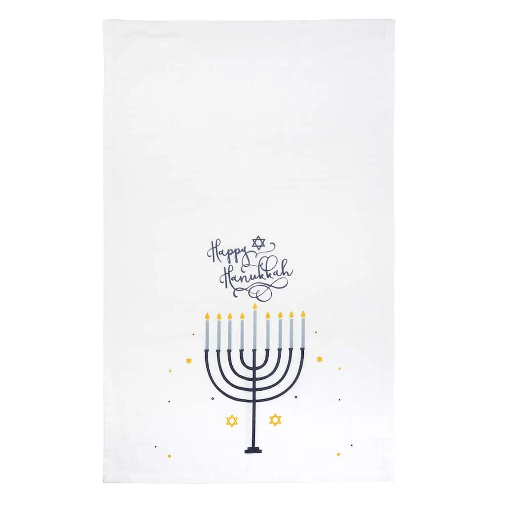Budget ✨ Assorted Hanukkah Tea Towel by Ashland® 🧨 4 Budget ✨ Assorted Hanukkah Tea Towel by Ashland® 🧨 - Image 2