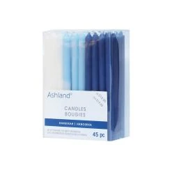 Promo ✔️ Blue & White Hanukkah Candles by Ashland®, 45ct. 💯 -Ashlandty Shop 10700785 5