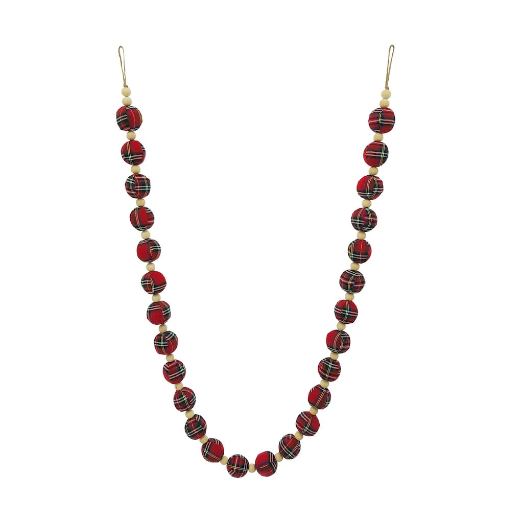 Hot Sale ⭐ Assorted 6ft. Plaid Ball Garland by Ashland® 👏 4 Hot Sale ⭐ Assorted 6ft. Plaid Ball Garland by Ashland® 👏 - Image 2