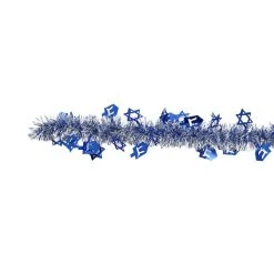 Best Pirce ⭐ Assorted 12ft. Hanukkah Tinsel Garland by Ashland® 😀 -Ashlandty Shop 10700792 3