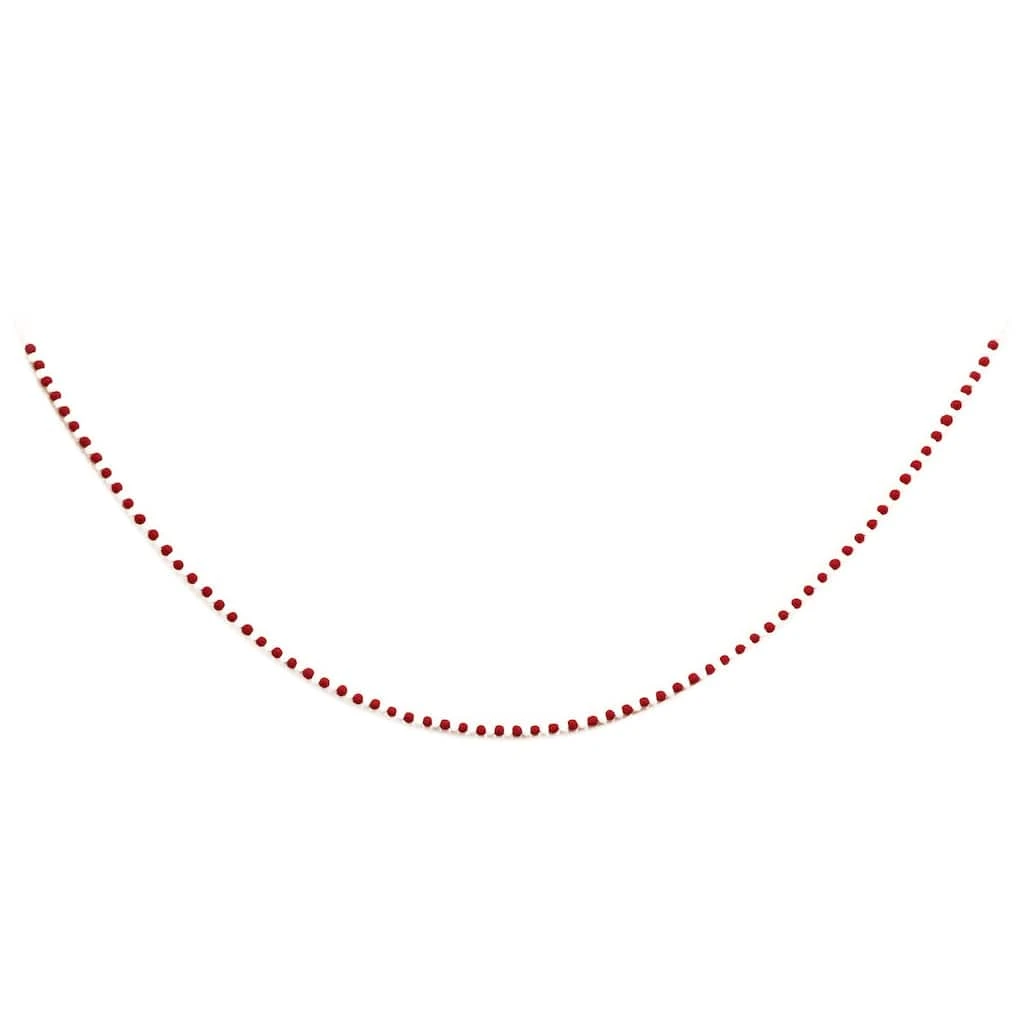 Best Sale 😀 6ft. Red & White Skinny Pom Pom Garland by Ashland® 👍 6 Best Sale 😀 6ft. Red & White Skinny Pom Pom Garland by Ashland® 👍 - Image 4