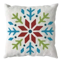 Best Pirce ⌛ Multicolor Snowflake Pillow by Ashland® ✨ Christmas 👍