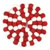 Coupon ❤️ 6ft. Red & White Felt Pom Pom Garland by Ashland® 🔔 -Ashlandty Shop 10700807 1