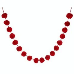Cheap ✔️ 6ft. Red Pom Pom Garland by Ashland® 😍 -Ashlandty Shop 10700813 3