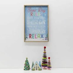 Discount ⭐ Snow Day Rules Wall Sign by Ashland® ⌛ -Ashlandty Shop 10700817 3