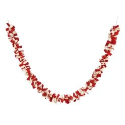 Cheapest 🔥 6ft. Red & White Felt Tie Garland by Ashland® 👏 -Ashlandty Shop 10700821 3