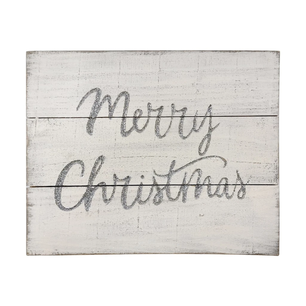Budget ❤️ Merry Christmas Whitewashed Wood Plank Wall Sign by Ashland® 🤩 3 Budget ❤️ Merry Christmas Whitewashed Wood Plank Wall Sign by Ashland® 🤩