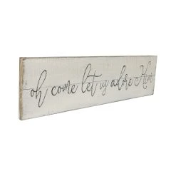 Cheap 🌟 Oh Come Let Us Adore Him Plank Wall Sign by Ashland® 🛒 -Ashlandty Shop 10700829 2