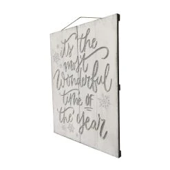 Cheapest ❤️ Most Wonderful Time of the Year Wood Plank Wall Sign by Ashland® 😀 -Ashlandty Shop 10700837 2