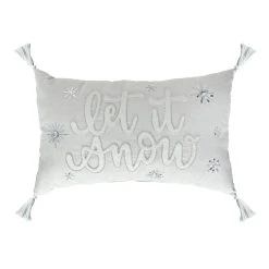 Buy ✨ Let It Snow Pillow with Tassels by Ashland® ✔️