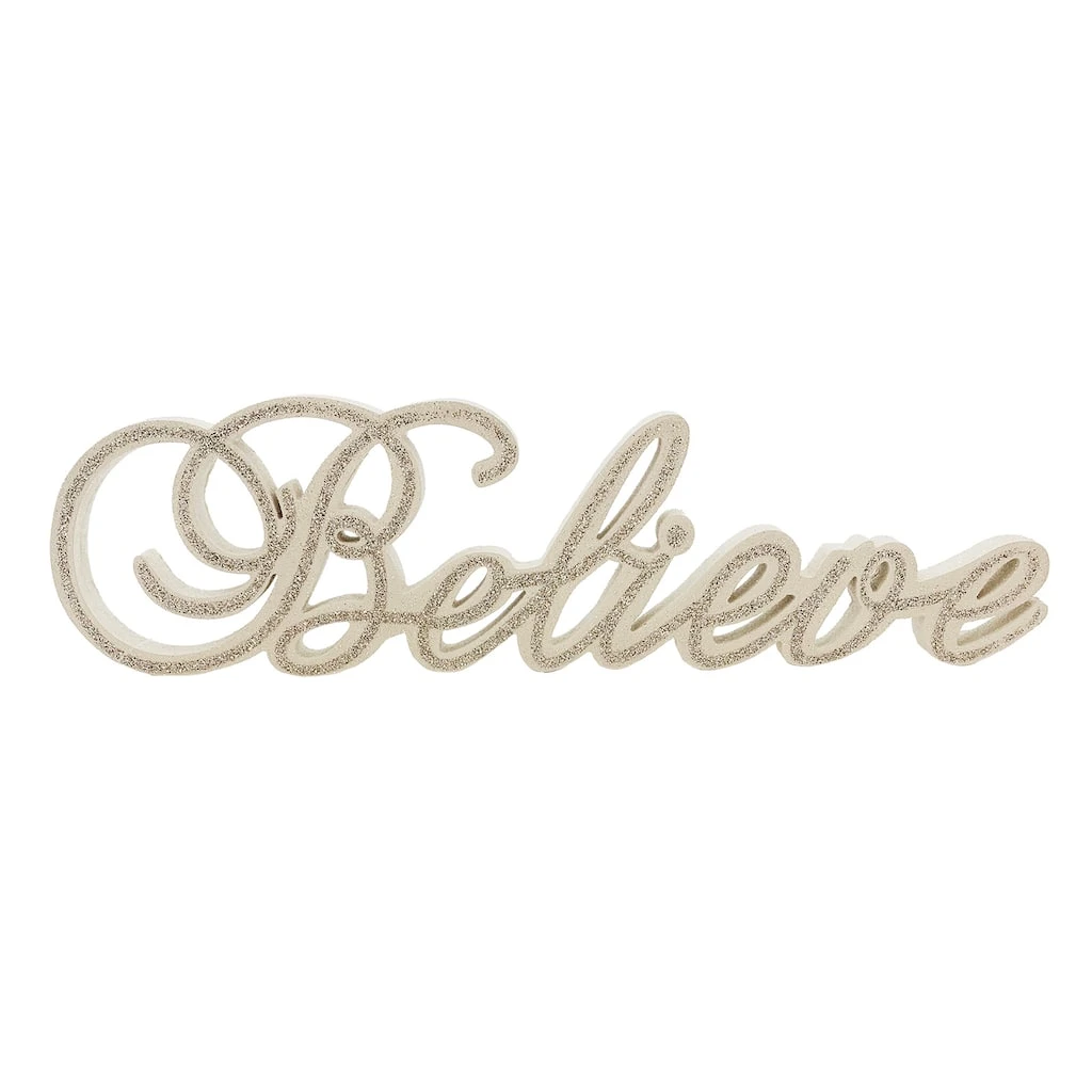 Best Pirce ๐ 25" Glittery Believe Tabletop Sign by Ashland® ๐ 3 Best Pirce ๐ 25" Glittery Believe Tabletop Sign by Ashland® ๐