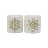 Promo ⌛ Assorted 3.5" Snowflake Candle Holder by Ashland® 🔔 -Ashlandty Shop 10700861