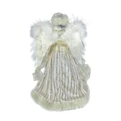 New ❤️ 16" Angel in Silver & White Striped Robes by Ashland® ❤️ -Ashlandty Shop 10700864 3