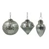 Brand new 🥰 Assorted 4" Silver Glass Ornament by Ashland® ✨ -Ashlandty Shop 10700870 1